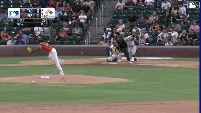 Harry Ford's two-run home run 