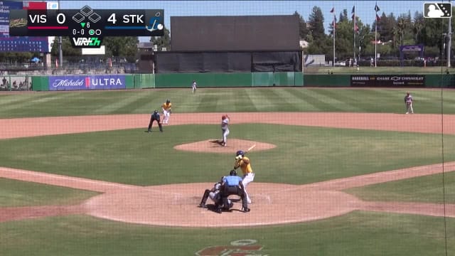 Edgar Montero homers (4) on a fly ball to right field. Bryan Arendt scores.