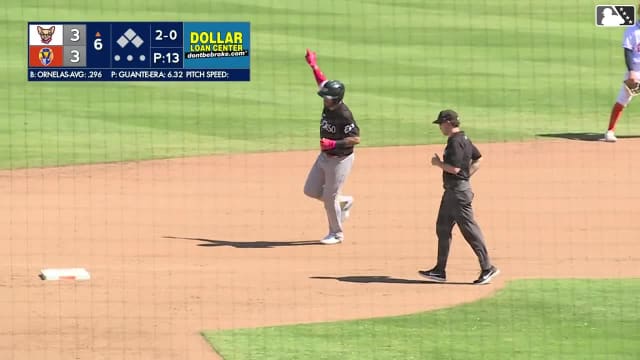 Tirso Ornelas's second homer of the game 