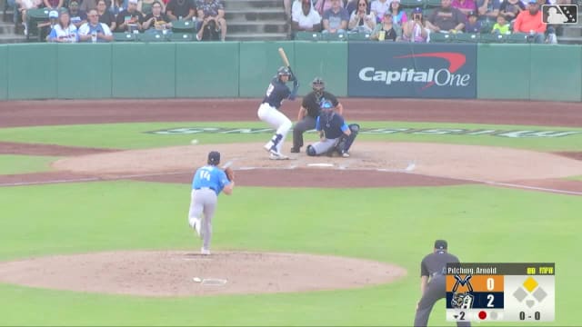 Ethan Salas' three-hit night