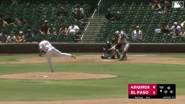 Aaron Schunk's third home run of the year