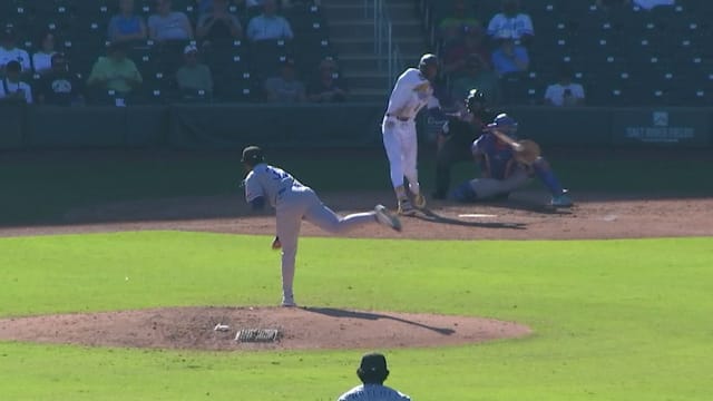 Andy Perez reaches base five times, drives in five