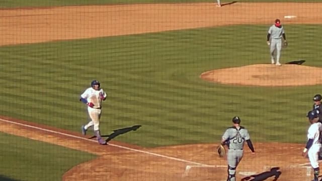 Moises Ballesteros' two-run home run 