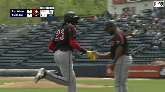 James Wood's third home run of the year