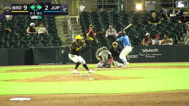 Luis Cova singles on a ground ball to left fielder Josh Tate. Carter Johnson scores. Abrahan Ramirez to 2nd.