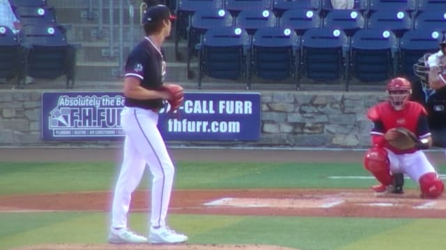 Landon Harmon's three strikeouts
