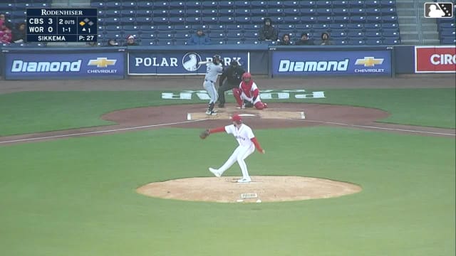 T.J. Sikkema In play, run(s) to Cooper Ingle