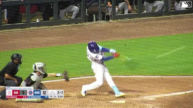 Jefferson Rojas homers (8) on a line drive to center field.