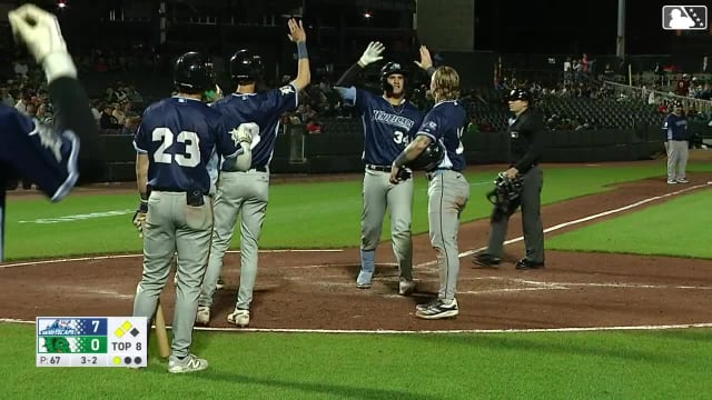 Briceño swats his fourth homer of the season