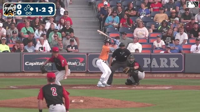 Travis Bazzana singles to left field