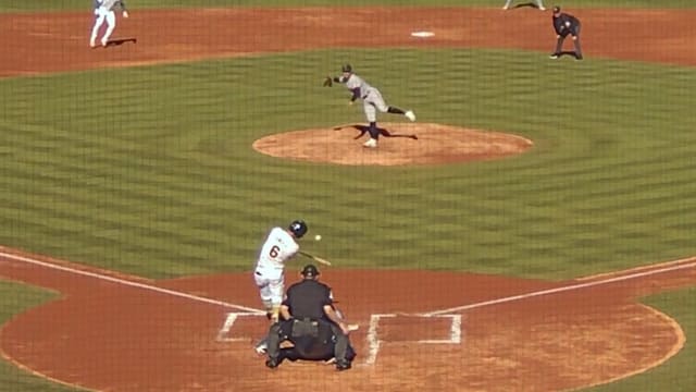 Drew Swift's two-run double to left