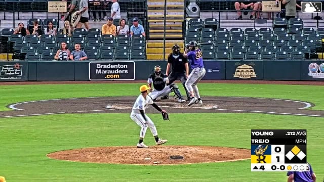 Quentin Young homers (14) on a fly ball to left center field. Luis Fragoza scores.