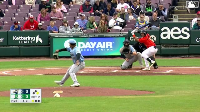 Alfredo Alcantara homers (5) on a fly ball to left center field. Carter Graham scores.