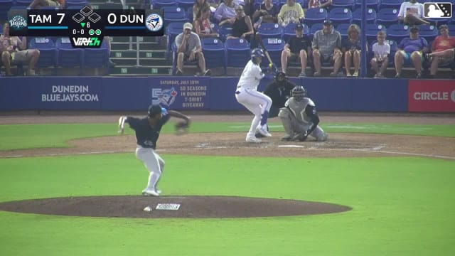 JoJo Parker homers (8) on a fly ball to left field.