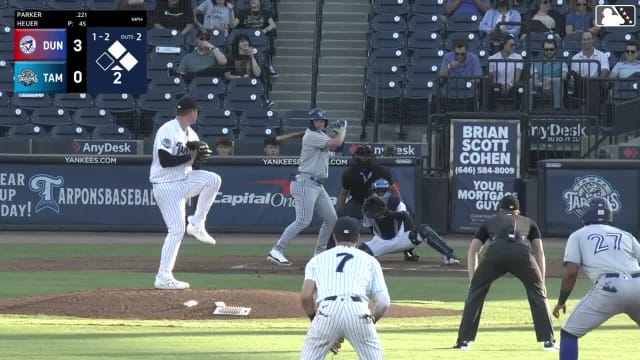 Mac Heuer's strong sweeper for the strikeout