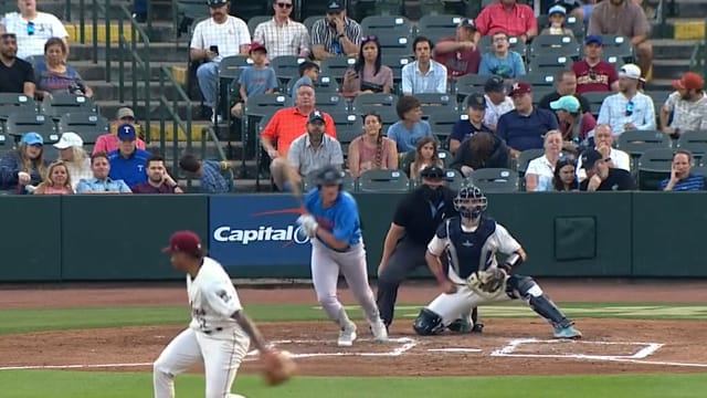 Leandro Lopez kicks off a unique double play