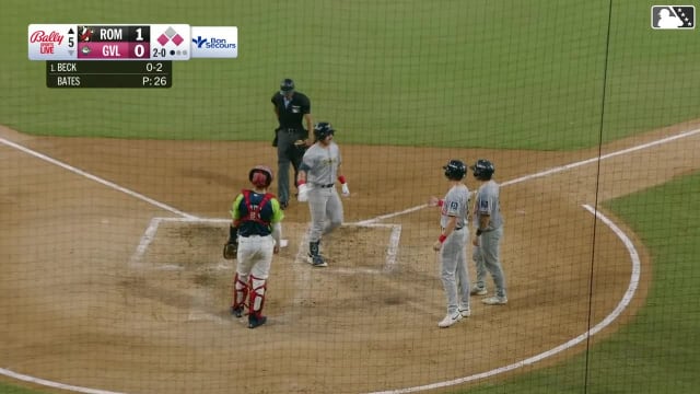 Carter Beck's first High-A home run