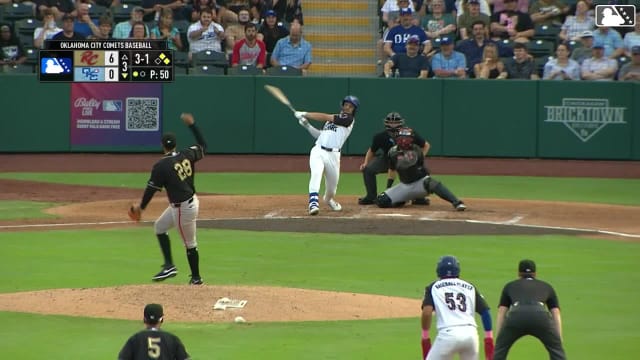 Alex Freeland's three-run home run
