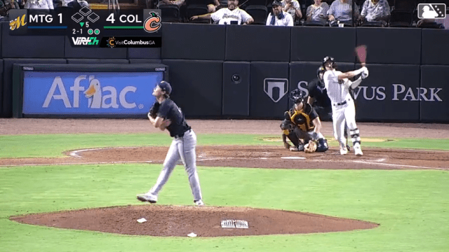 Alex Lodise's solo home run