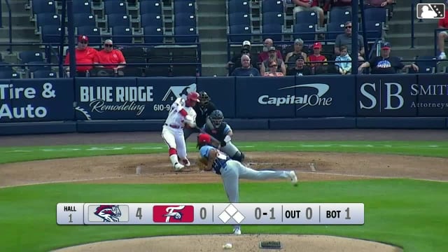 Bryan Rincon swats his 18th homer of the year