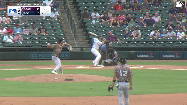 Adam Leverett In play, run(s) to Lucas Spence