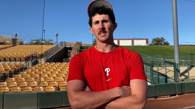 Painter on his outing for the Glendale Desert Dogs