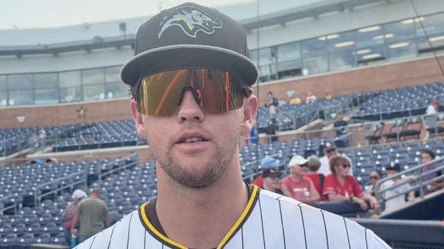 Justin DeCriscio discusses Fall League home run