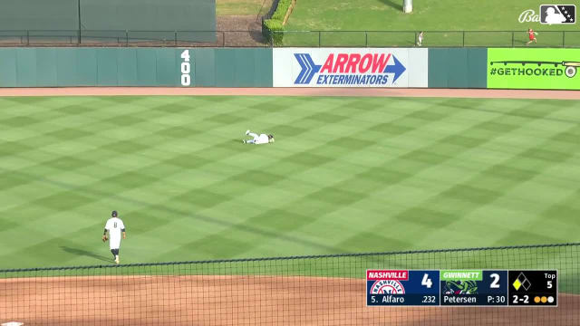 Carlos Rodríguez's diving catch