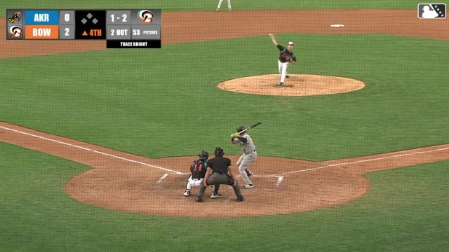Trace Bright strikes out five