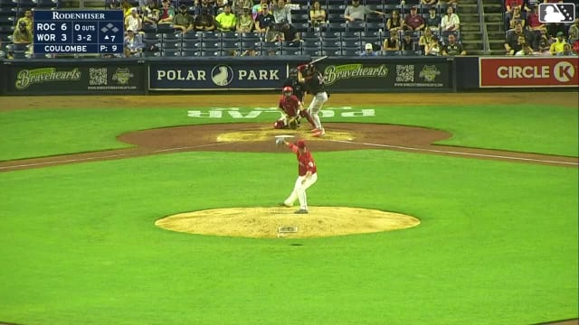 Yohandy Morales homers (10) on a fly ball to right center field.