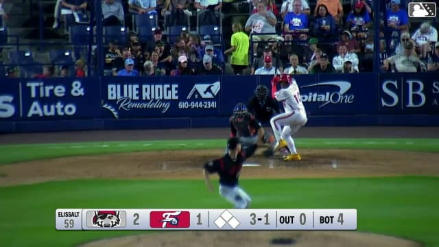 Aroon Escobar homers (10) on a line drive to center field.