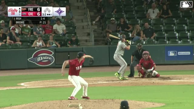 Ike Irish homers (13) on a fly ball to left center field.