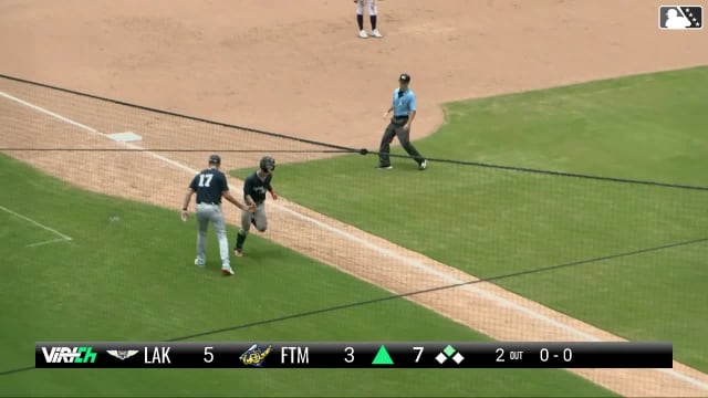 Max Clark slugs a two-run opposite field homer