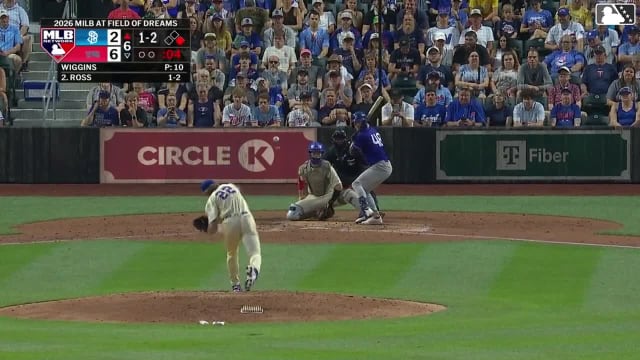 Ben Ross strikes out swinging.
