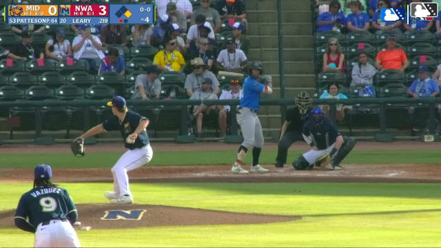 Cameron Leary homers (4) on a fly ball to right center field. Ryan Lasko scores.
