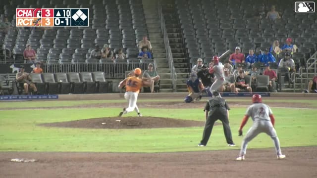 Leo Balcazar singles on a fly ball to right fielder Tucker Flint. Kien Vu scores. Carlos Sanchez to 3rd. Jay Allen II to 2nd.