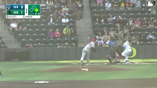 Dakota Jordan homers (8) on a fly ball to right field. Gavin Kilen scores.