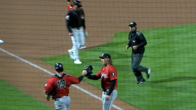 Hagen Smith's two scoreless innings
