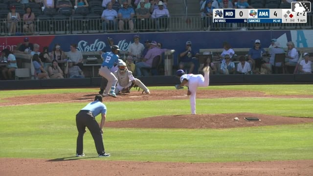 Leo De Vries homers (9) on a fly ball to center field. CJ Rodriguez scores.