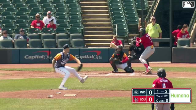 Chase Petty In play, run(s) to Esmerlyn Valdez