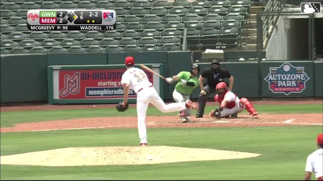 Michael McGreevy's fourth strikeout 