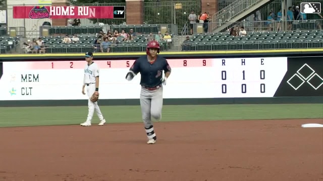 JJ Wetherholt's leadoff home run