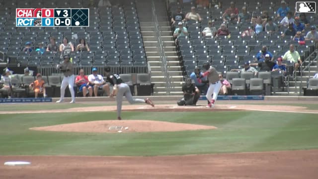 Raudi Rodriguez homers (12) on a fly ball to left field.