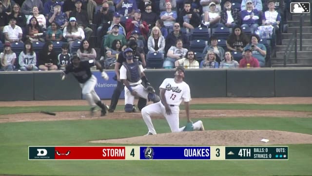Kavares Tears' two-run homer