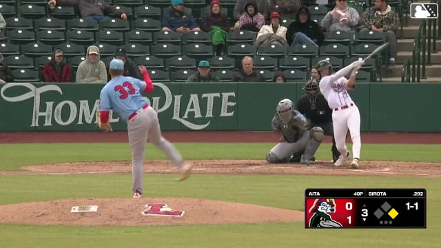 Mike Sirota's two-run home run
