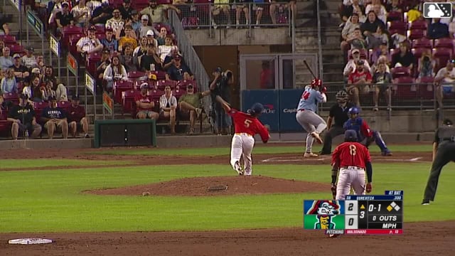 Cleiber Maldonado In play, run(s) to Jack Gurevitch