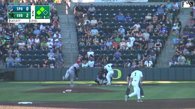 Jhonny Level singles on a ground ball to right fielder Tommy Hopfe. Jose Ramos scores. Trevor Cohen scores.