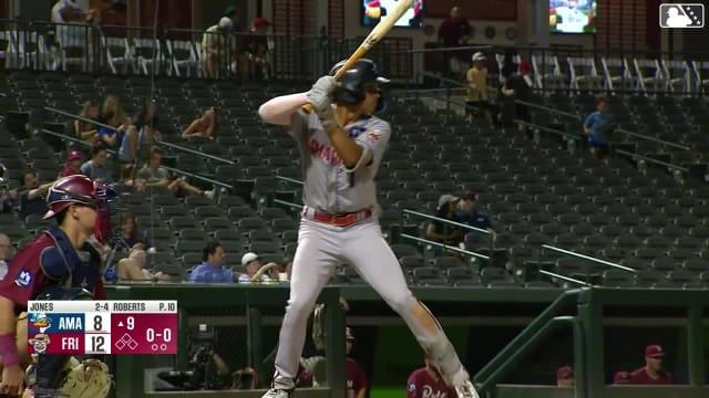 Druw Jones homers (7) on a fly ball to left center field.