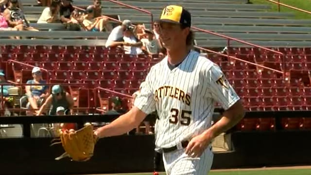 Ethan Dorchies Ks eight over five scoreless innings