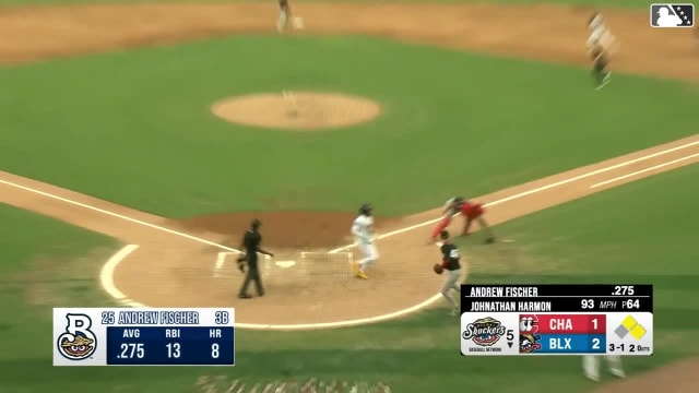 Andrew Fischer doubles (3) on a ground ball to right fielder Yerlin Confidan. Mark Coley II scores. Josiah Ragsdale to 3rd.